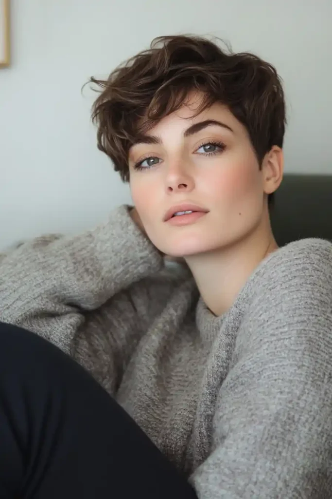 Wavy Pixie Cut