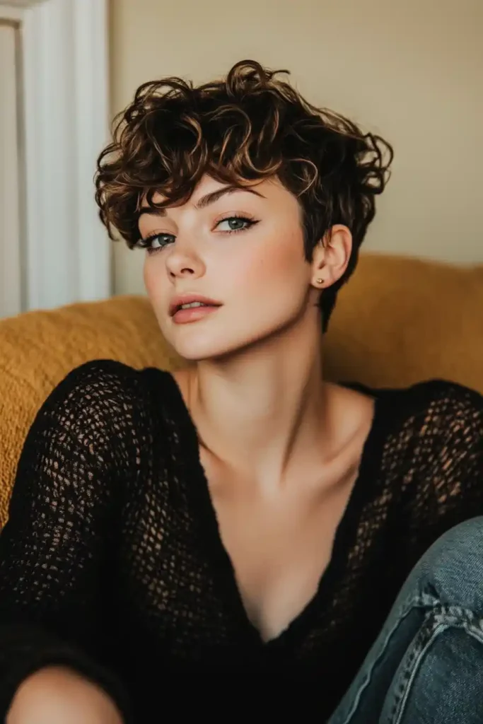 Wavy Pixie Cut