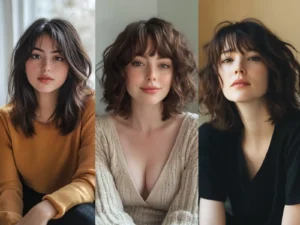 10 Perfect Medium Hairstyles with Bangs for Every Face Shape