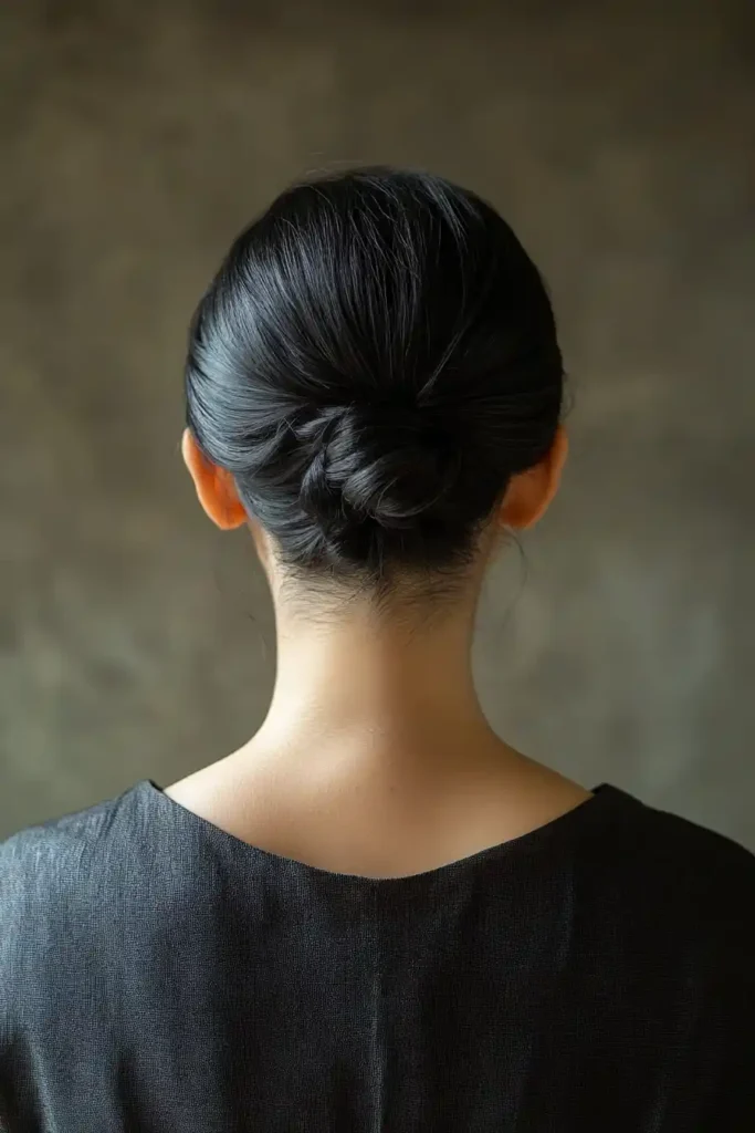 The Classic Low Bun hairstyle