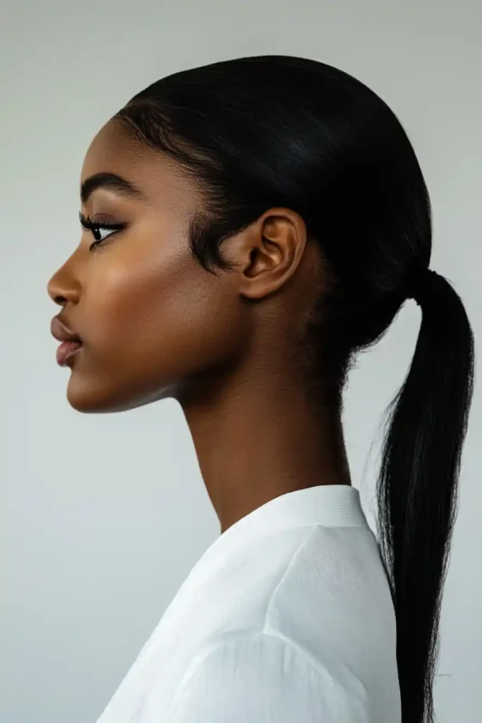 Low Sleek Ponytail