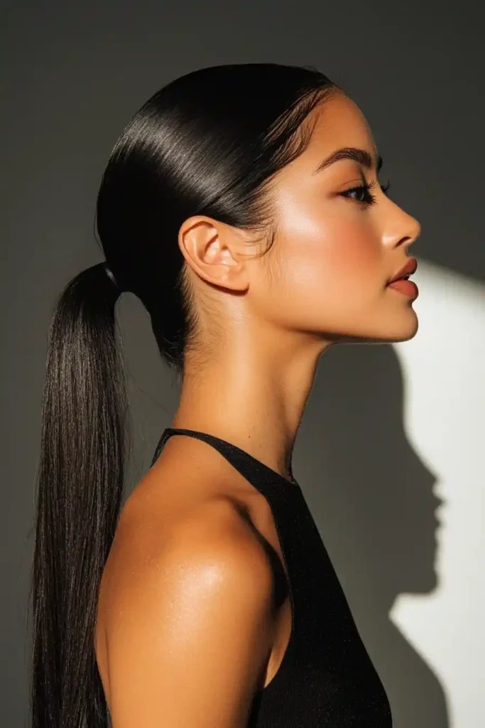 Low Sleek Ponytail