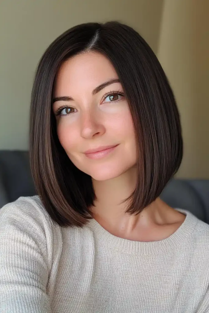 Sleek Shoulder-Length Bob