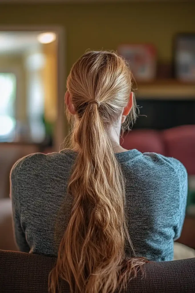 Low Textured Ponytail