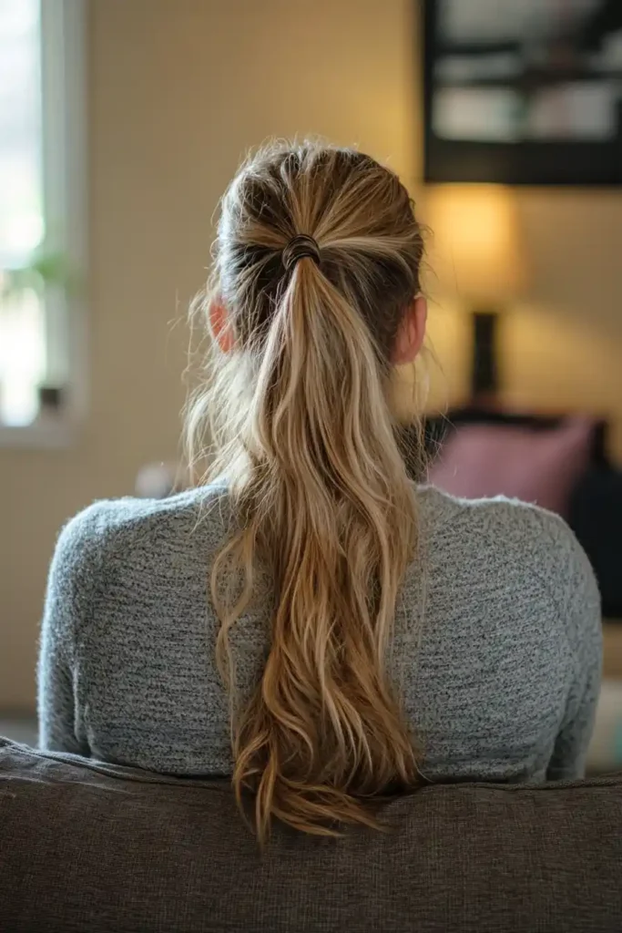 Low Textured Ponytail